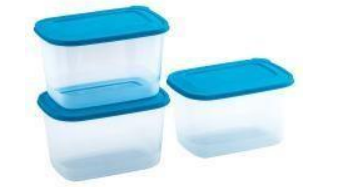 Food Saver Container 800H (800H X 3) (2400 ml) (Blue)